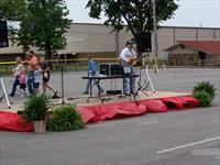 Cordy Williams performs during the festivities.