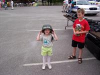 Children enjoy the Tac equipment.